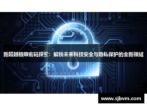 新超越极限密码探索：解锁未来科技安全与隐私保护的全新领域